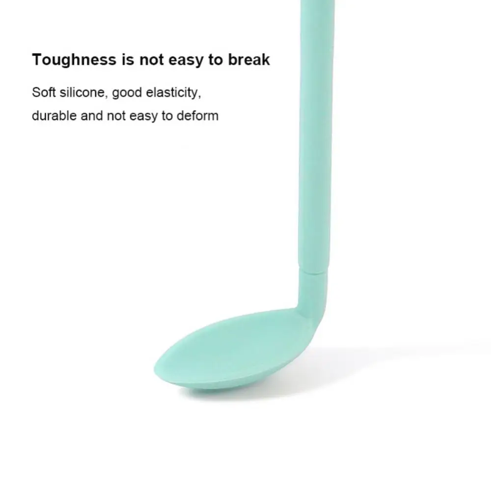 

304 Stainless Steel Silicone Spatula Mini Retractable Extension Rod Food Grade Silicone Silicone Scraper Scoop Set