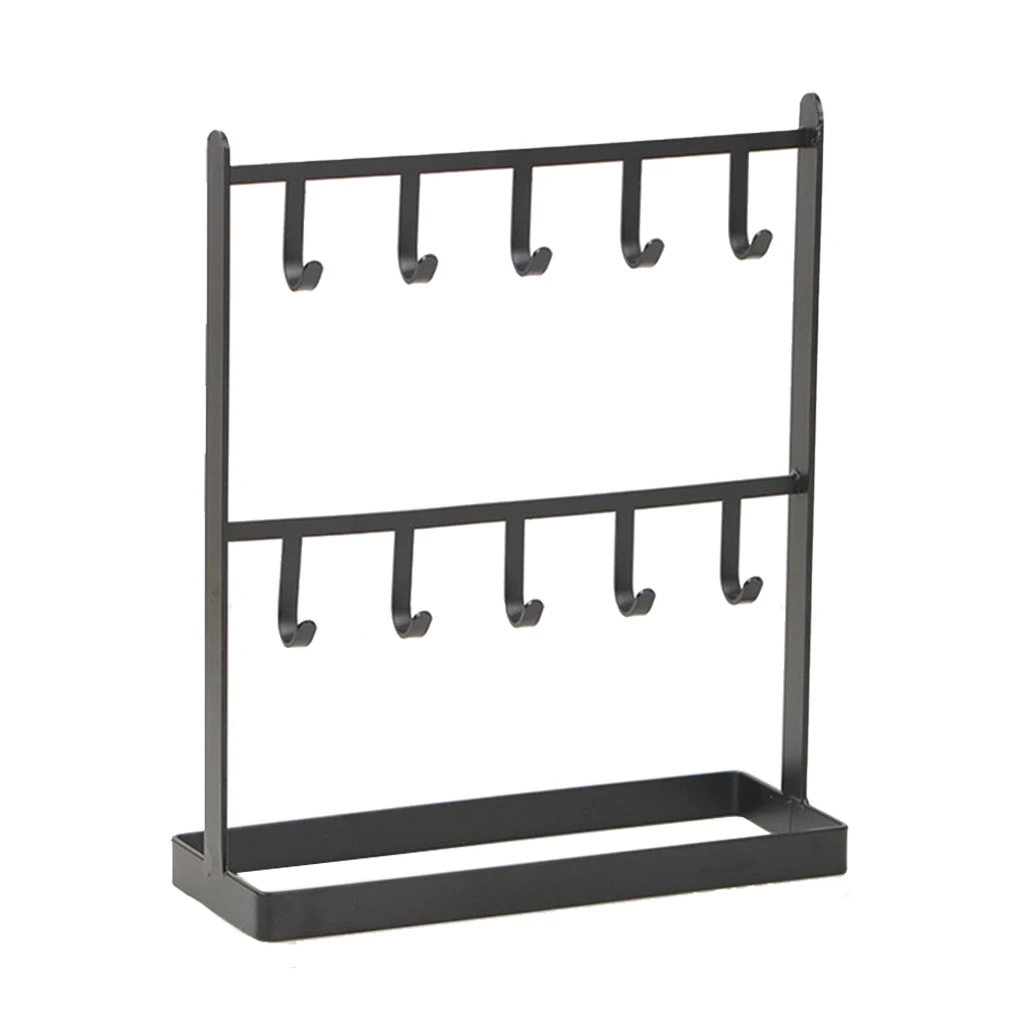 

Двухслойная подставка для демонстрации ожерелья, держатель, органайзер для ювелирных изделий, вешалка