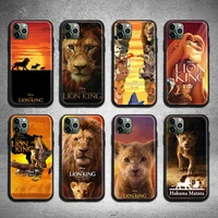 the lion king simba phone case for iphone 13 12 11 pro max mini xs max 8 7 6 6s plus x 5s se 2020 xr cover