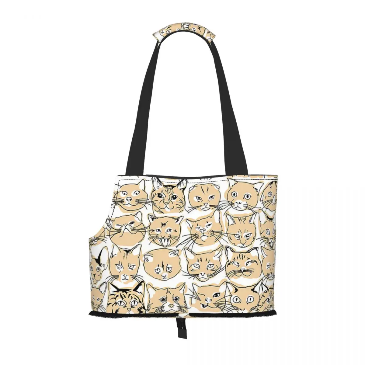 

Addicted To Cat Memes Pet travel handbag Pet Tote Bag Dog bag cat bag