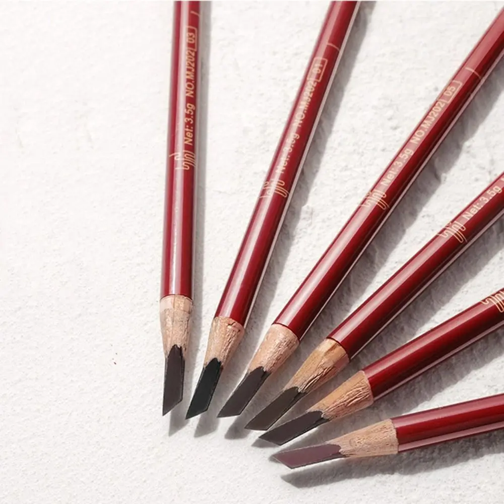 

Eyebrow Pencil Cosmetic Hard Formula Pencil For Eyeshadow Natural Long-Lasting Tattoo Eyebrows Waterproof Eyebrow Makeup Set