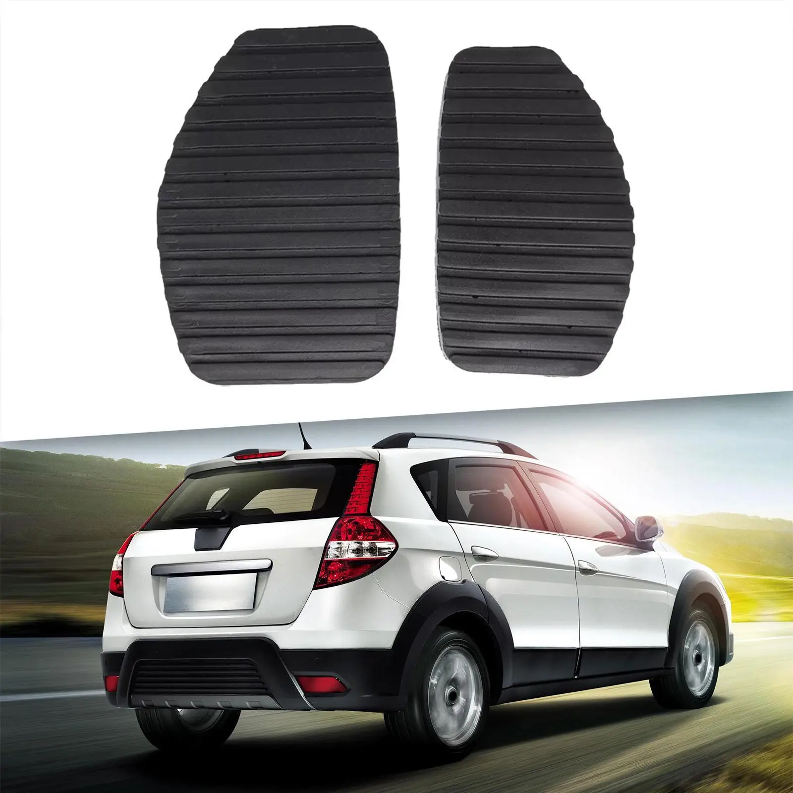 2 шт. накладки на педали тормоза и сцепления