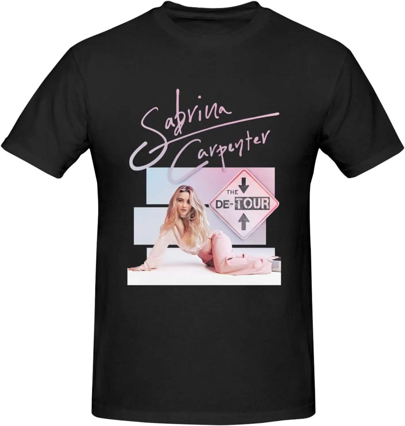 Мужская футболка с короткими рукавами VVEDIK Sabrina Music Carpenter высокая большая