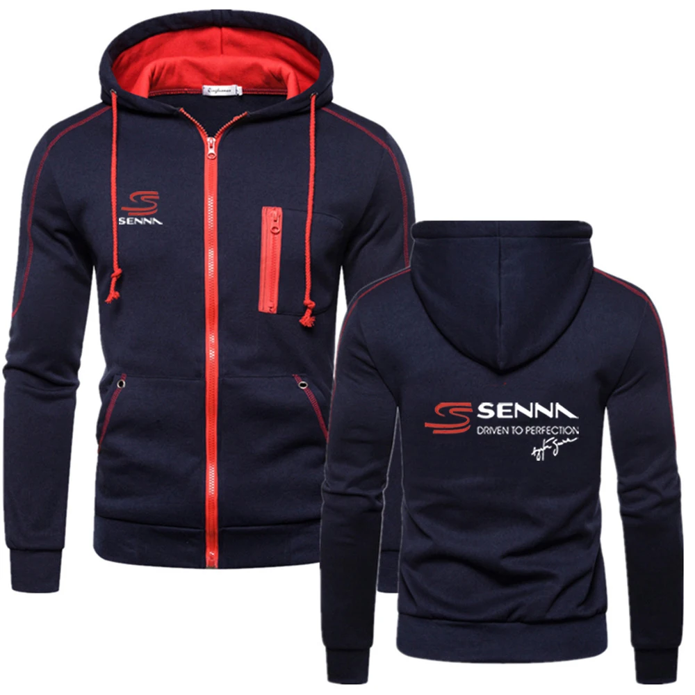 Мужские спортивные толстовки Ayrton Senna весна-осень хлопок