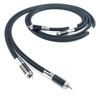 a pair furutech lineflux flux series hifi rca cables with carbon fiber plugs for cd player amplifier home sound