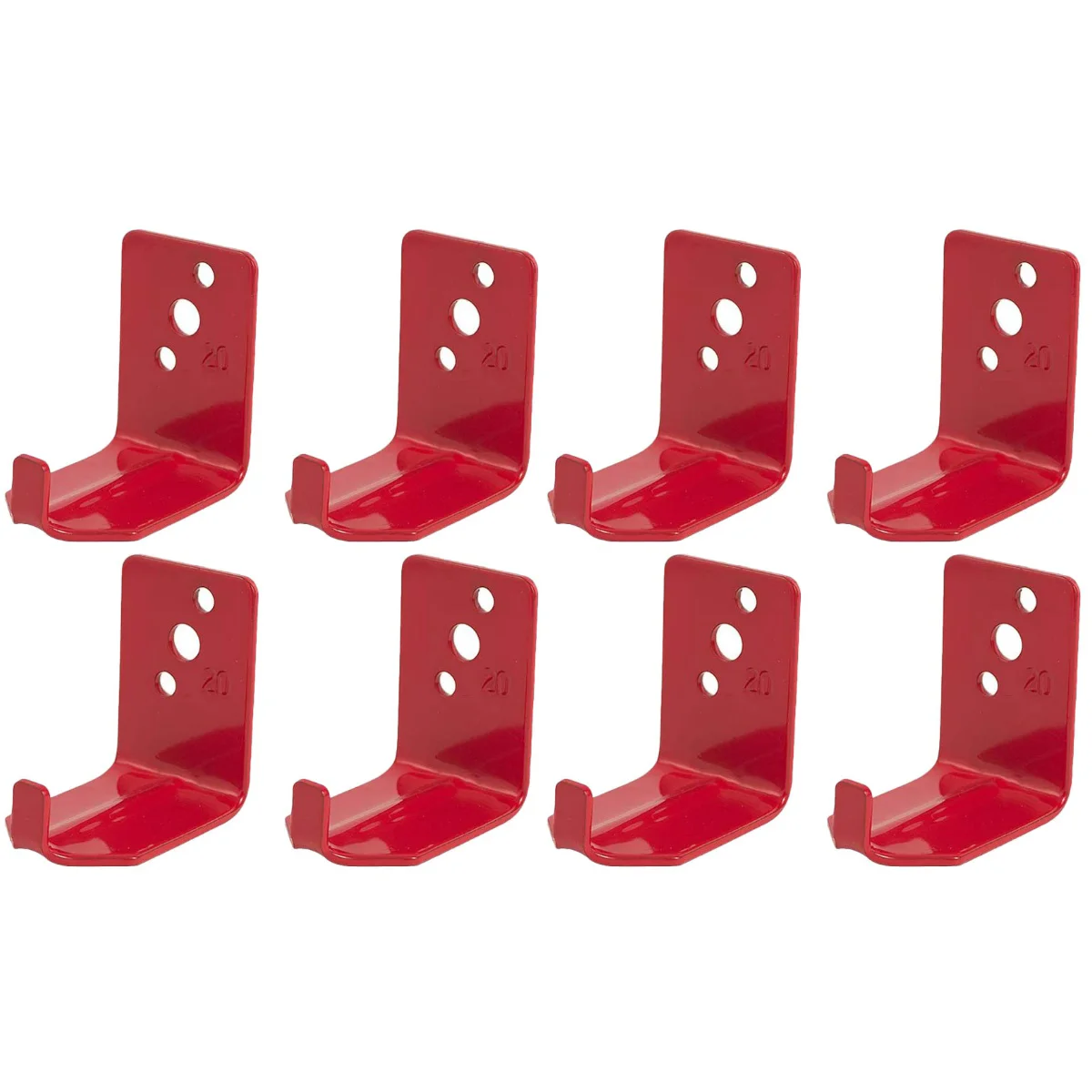 

2 Sets Fire Extinguisher Wall Bracket Brackets Heavy Duty Mount Hooks Iron Heavy-duty Mounted Holder