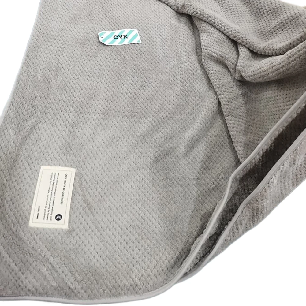 Банные полотенца CYK серое банное полотенце из 100% хлопка мягкое Большое Хорошо