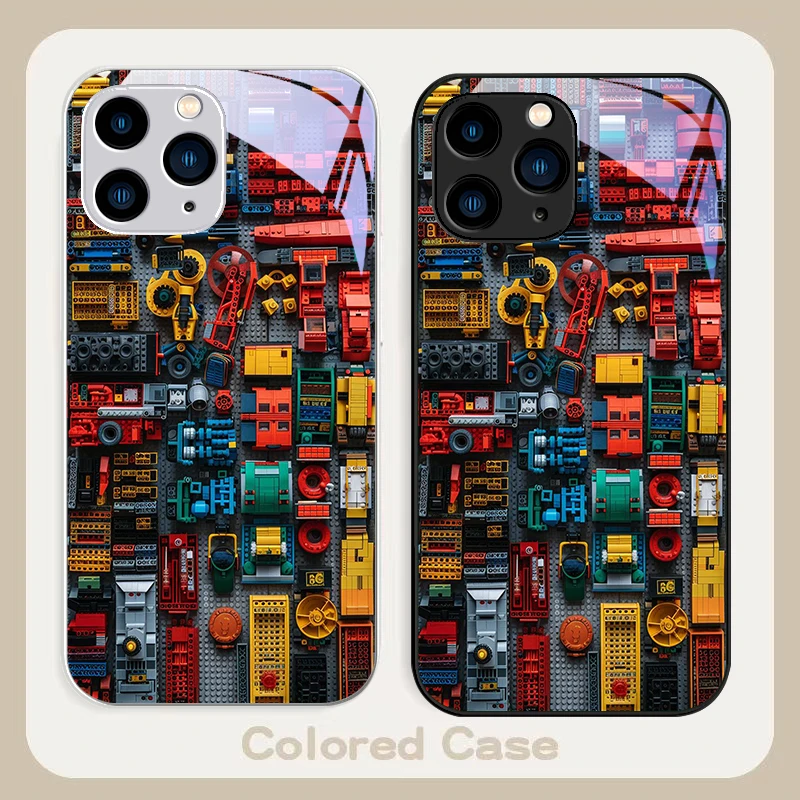 Чехол из закаленного стекла для Iphone 16 Plus 15 14 13 12 Mini 11 Pro Max X XS XR 7 8 2022