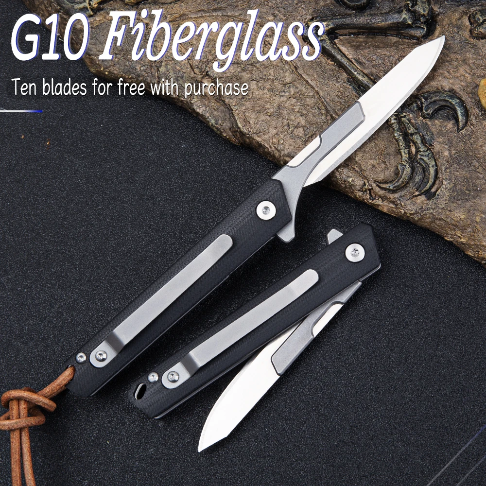 Складной нож G10 многофункциональный острый уличный резец для самообороны