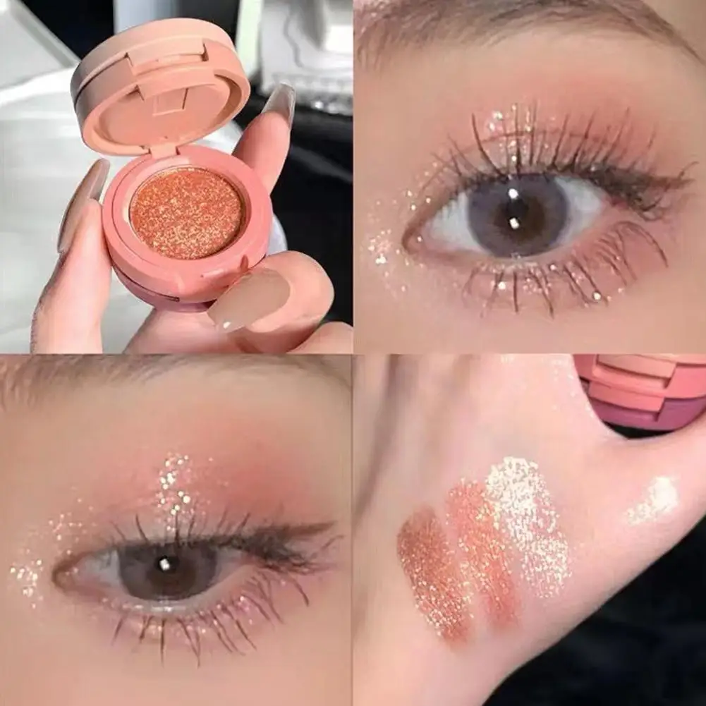 

3 Colors Eyeshadow Palette Shimmer Brightening Matte Cosmetics Long Makeup Eye Eye Matte Shadow Lasting Glitter Eye Monochr R0T8