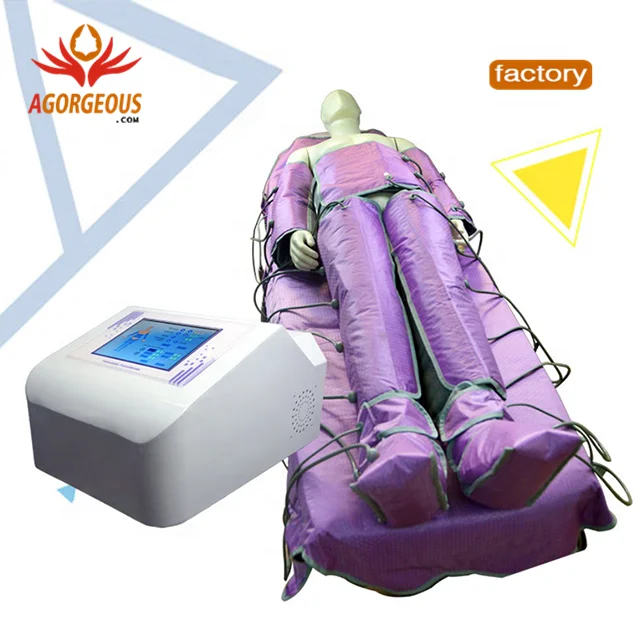 

2022 for sale 6 chamber air pressotherapia massage medical use 3 in 1 equipment pressotherapie full body suit lymph drainage