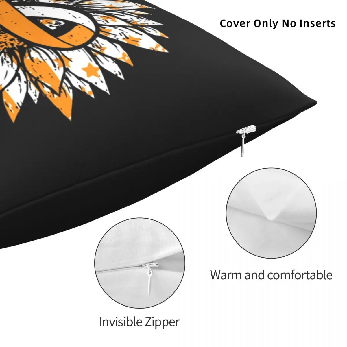 Рисунок 5 - Квадратная наволочка в виде подсолнуха