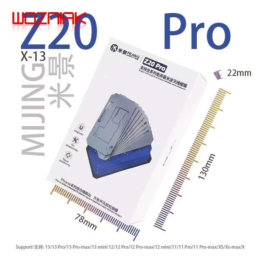 Платформа для реболлинга BGA MiJing Z20 PRO 14 в 1 платформа ремонта iPhone 13 12 11 pro max