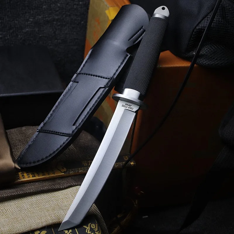 

Japanese wild survival self-defense straight knives forged hunting knives jungle tactics straight knives home kitchen knives