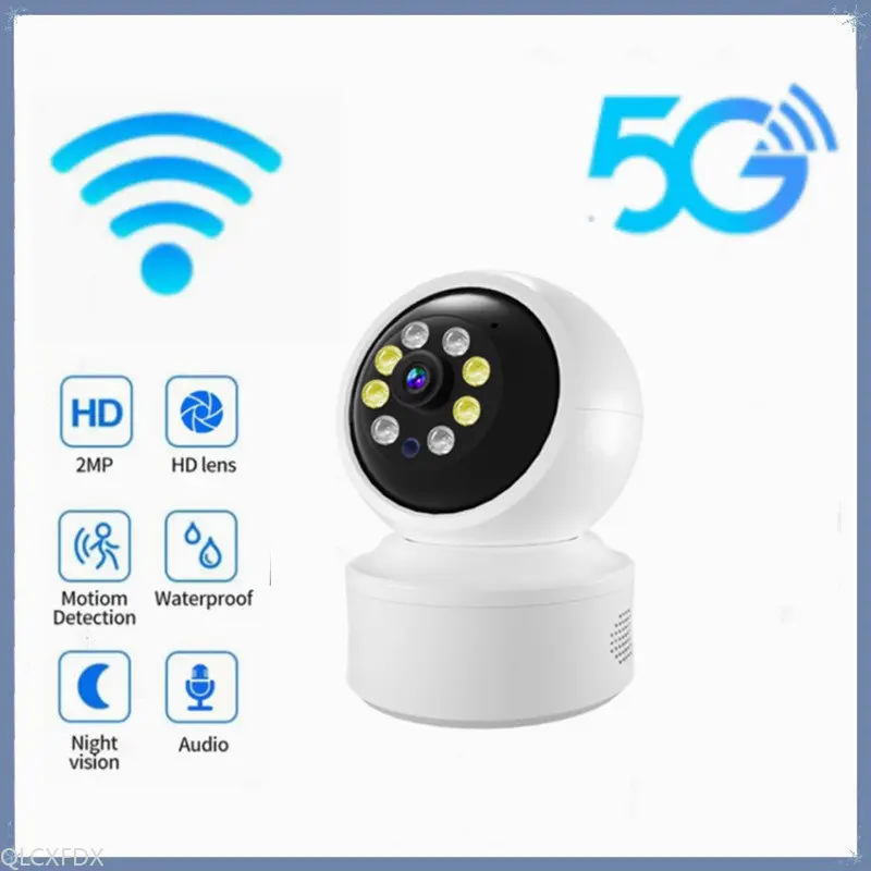 

Внешняя IP-камера 2 Мп, 2,4 ГГц, Wi-Fi, PTZ, инфракрасное ночное видение, инфракрасная камера с автоматическим отслеживанием, двунаправленная ip-каме...