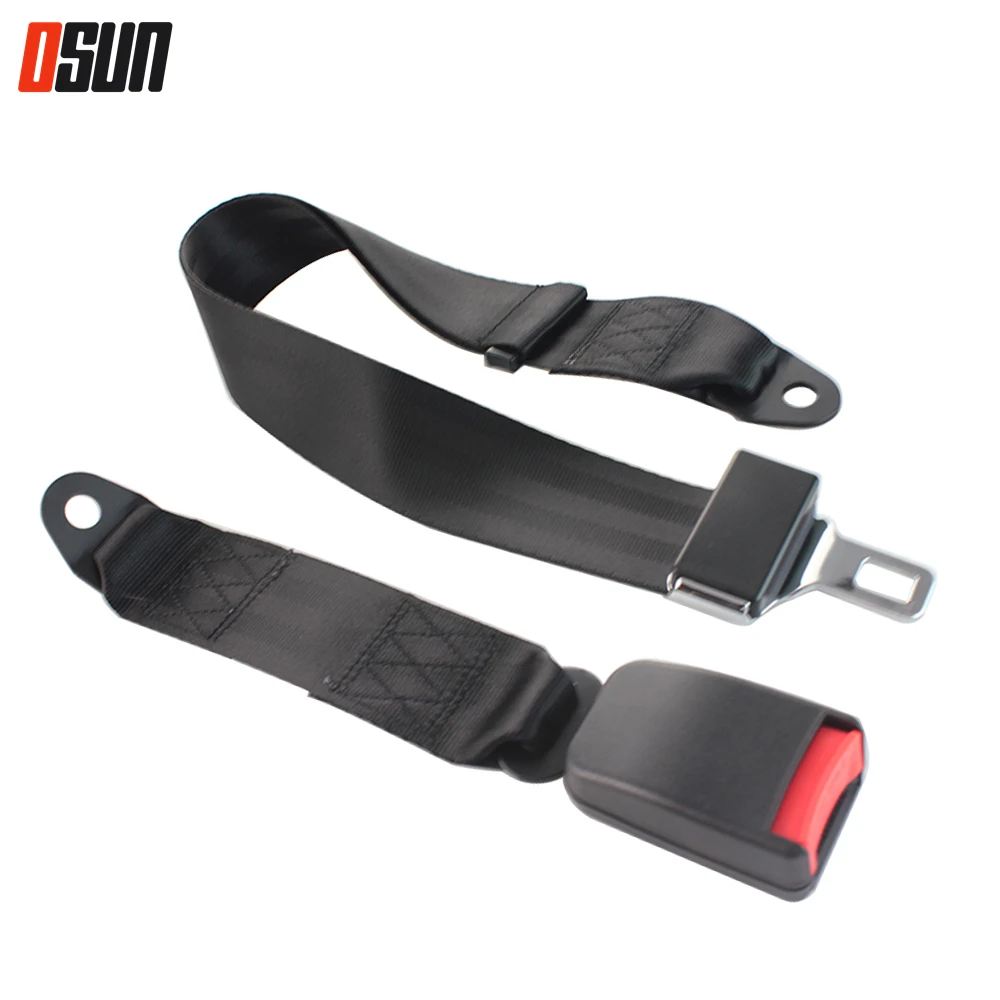 

2 Points Car Auto Seat Seatbelt Universal Seat Belts Adjustable Extension BuckletTruck Seat Safety Belt Car Accessories
