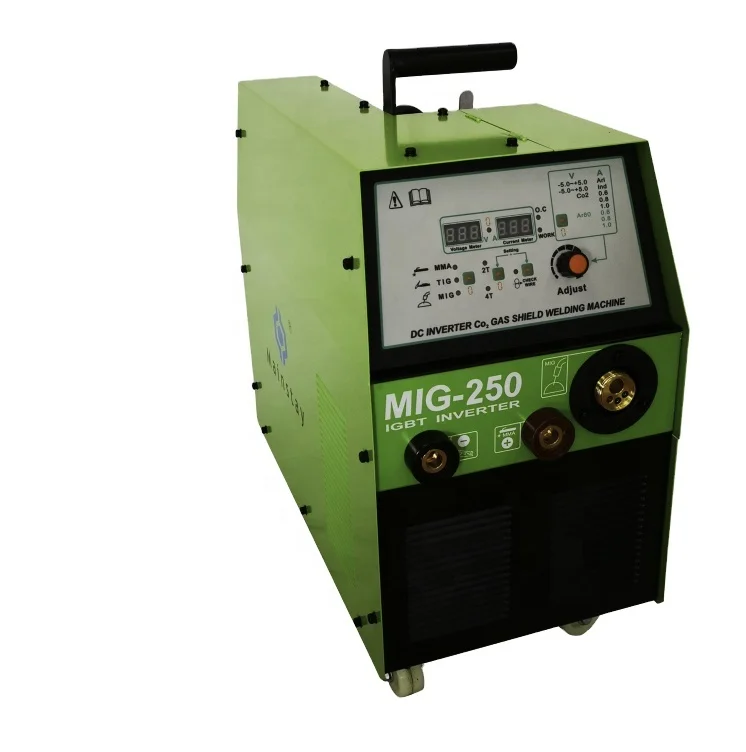 

MIG250 380V MIG MAG IGBT inverter CO2 gas or no gas mig welding machine