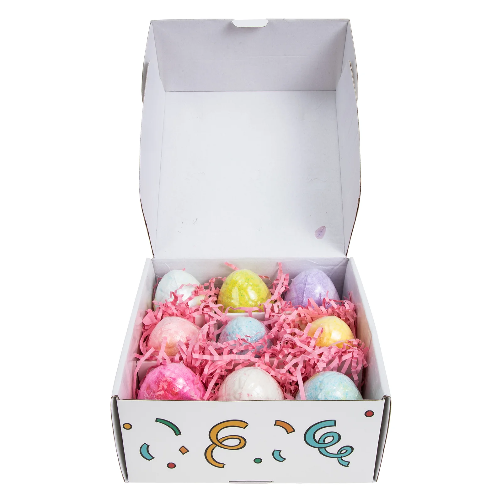 

9pcs Bath Fizz Egg Shape Bath Fizz Party Favor Accessories