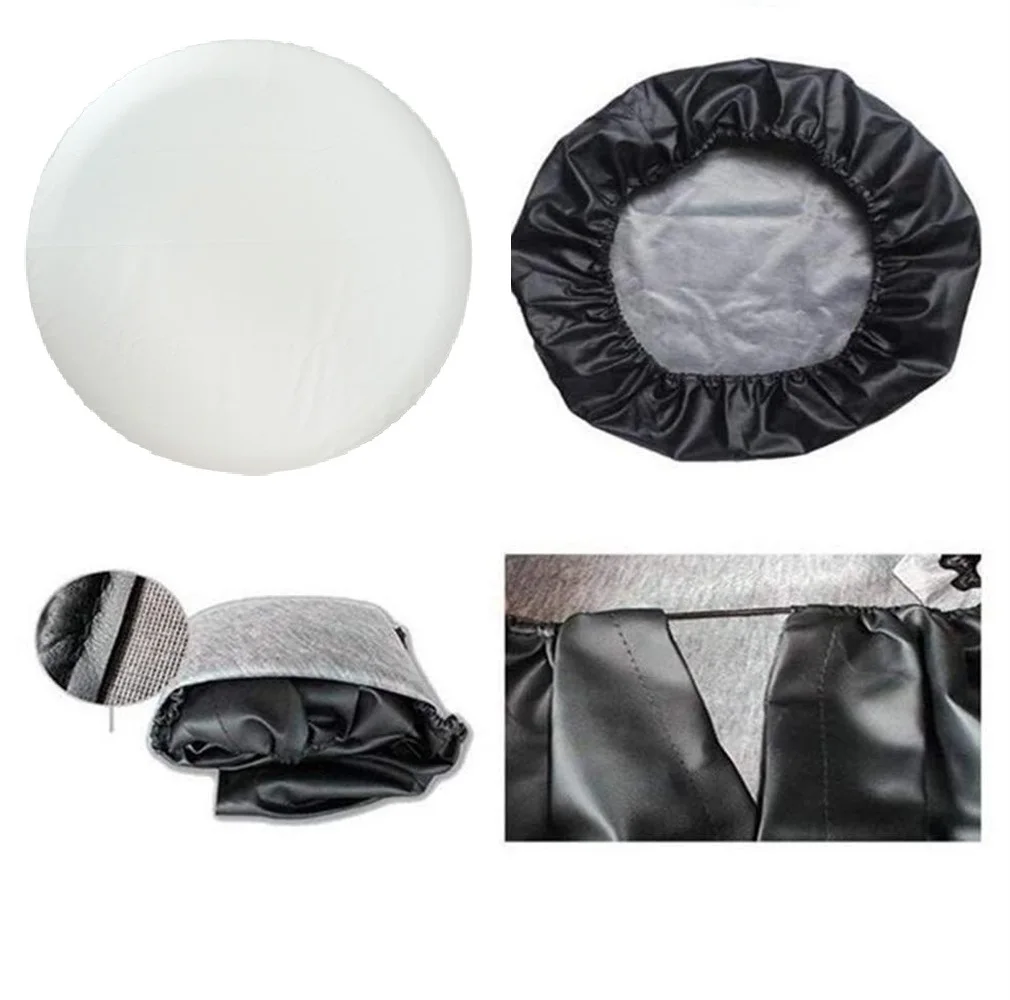 

14" 15" 16" 17" Inch 4x4 PVC Leather Spare Wheel Tire Cover Case Bag Protector car tyres 14 inch