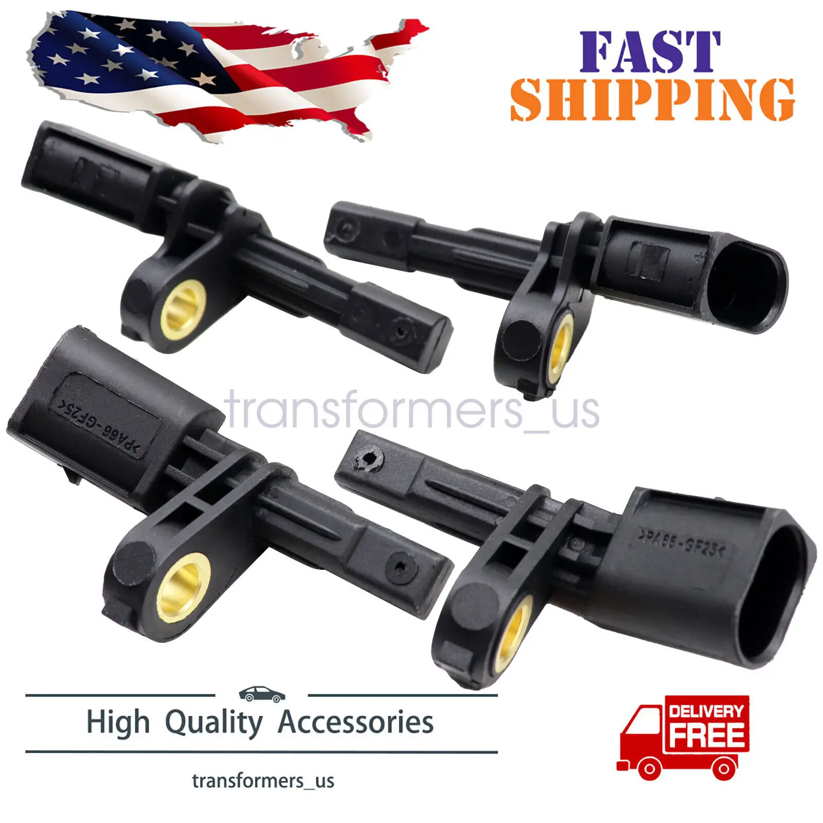 

4 ABS Wheel Speed Sensor Front And Rear For Audi And Volkswagen Kits A2 VW Polo 6R 6C 9N WHT003860 WHT 003 861 WHT 003 862