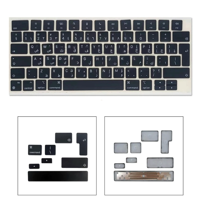 

Keycaps Laptop Keys Set with Scissor Clip for 13.6" A2681 M2 2022 Laptop