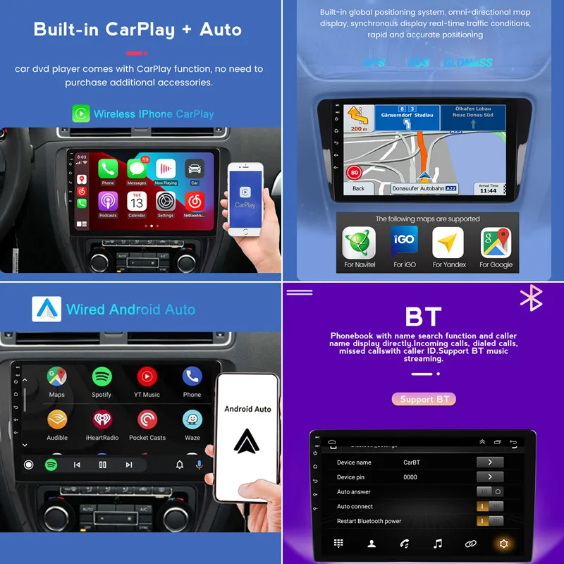 Автомагнитола 2DIN на Android для Opel Карла Vinfast 2017-2020 стереоприемник GPS-навигация