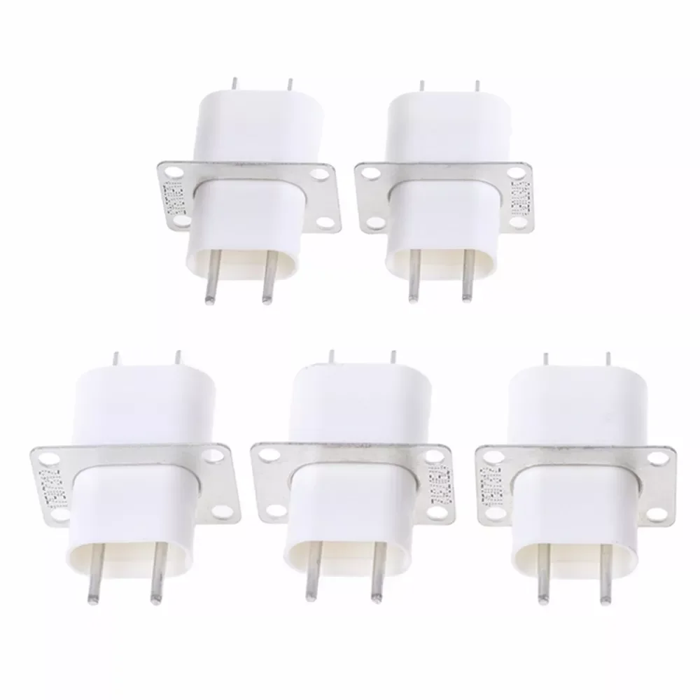 

5Pcs Electronic Microwave Oven Magnetron 4 Filament Pin Sockets Converter Home