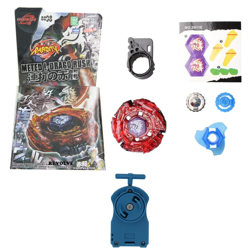 

B-X TOUPIE BURST BEYBLADE near me Ultimate Meteo L drago Rush Red Dragon bb-98 simple packing+blue pull line