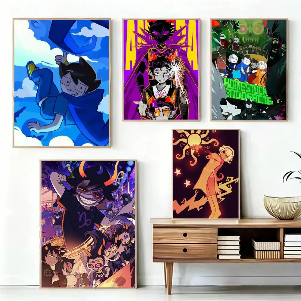 Фото Постер «Аниме H-Homestuck» высокого качества, эстетичное украшение для общежития и гостиной, настенные наклейки, подарок №1