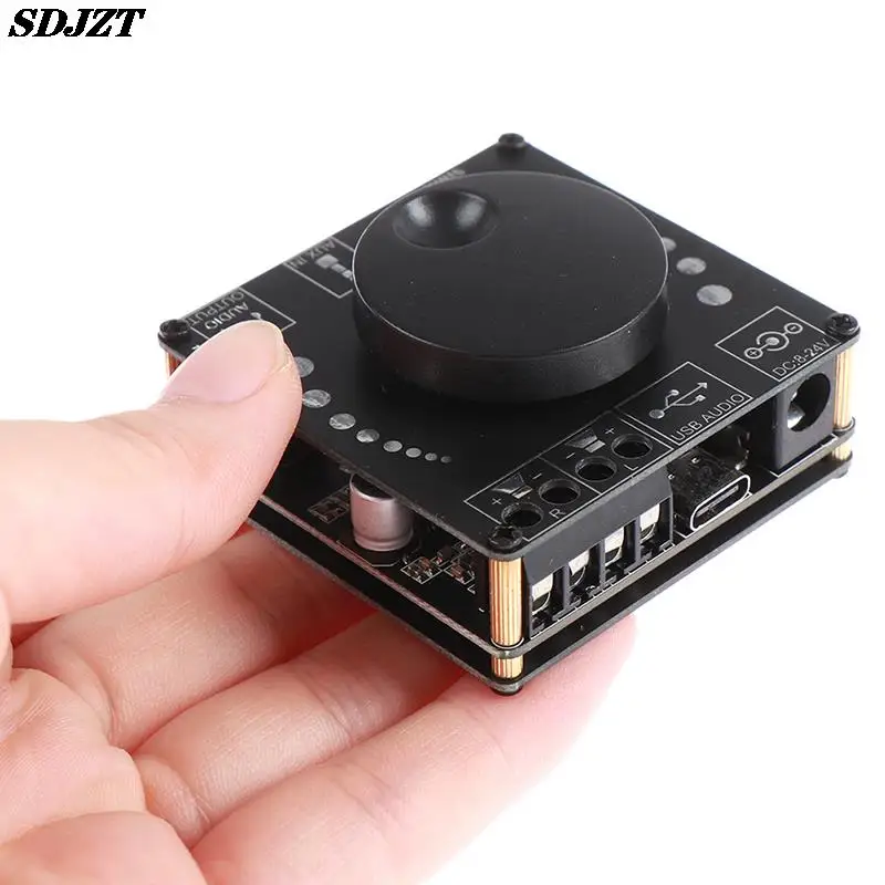 

HIFI 50W+50W TPA3116D2 Stereo Bluetooth Digital Amplifier Board AUX USB-C Input