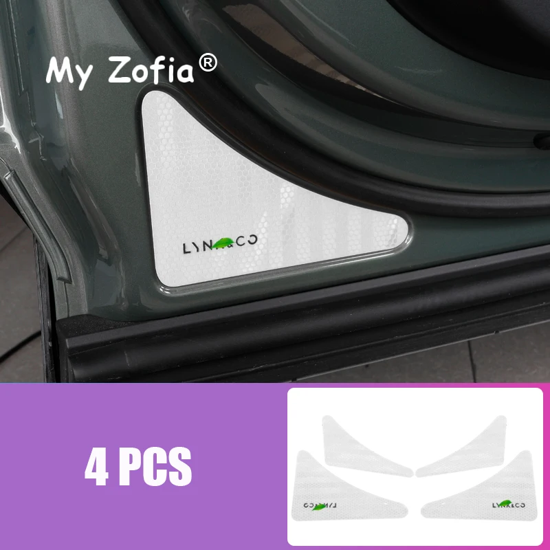 

Для Lynk & Co 08 EMP 2025 2026 светоотражающие наклейки на дверь автомобиля, предупреждающий знак, наклейки, предупреждающие аксессуары для безопасности автомобиля, предотвращающие столкновения