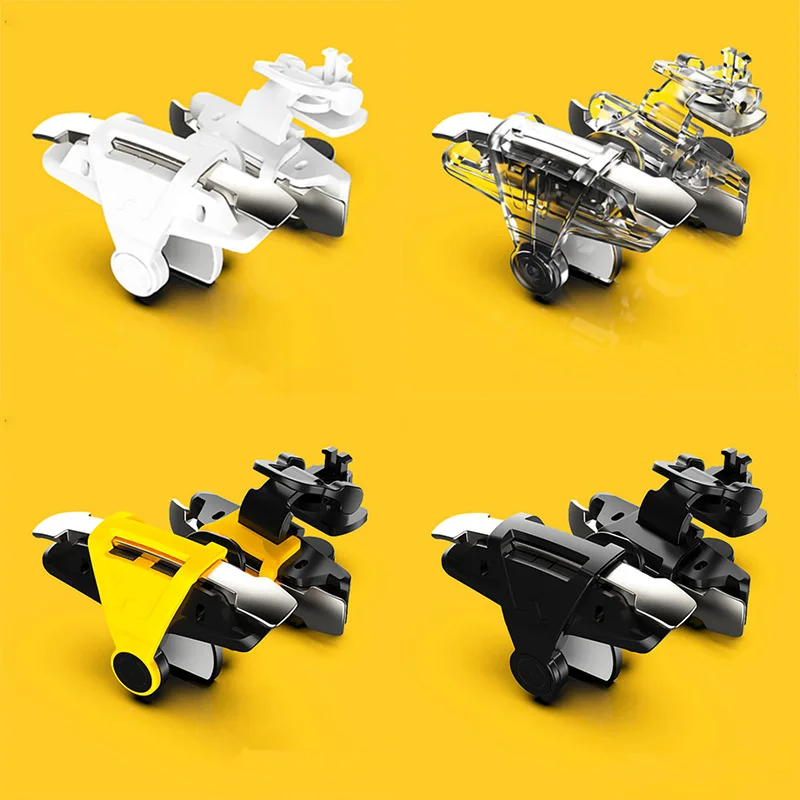 

Sensitive Gamepad Trigger 2pcs Metal Shooter Joystick Controller Triggers For Pubg For Iphone Xiaomi Samsung Huawei Smart Phone