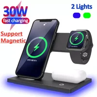 Wireless Car Charger Mount Magnet Safe Adsorbable Phone Car Holder For iPhone 12 Pro Max 13 XS 11 Fast Wireless Charging Stand