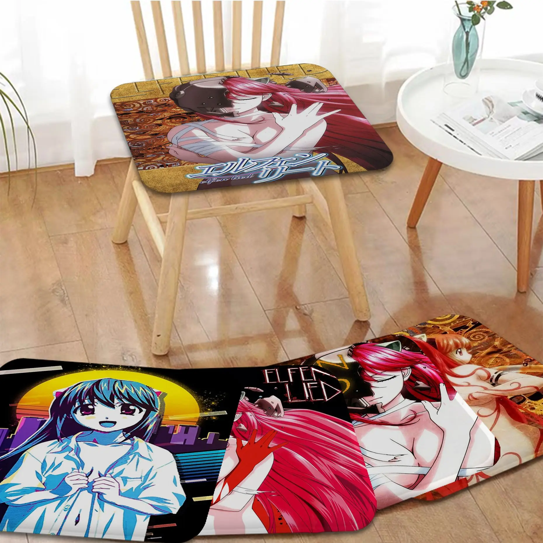 

Japanese Anime Elfen Lied European Sofa Mat Dining Room Table Chair Cushions Unisex Fashion Anti-slip Sofa Cushion