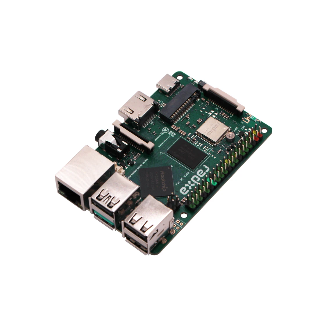 AvaCoreRadxa ROCK 3C RK3566 4-ядерный процессорный SBC-компьютер, GPU, NPU и HDMI с поддержкой вывода 4K, одноплатный компьютер (art.: 3920dc0db629e) - 3920dc0db629e