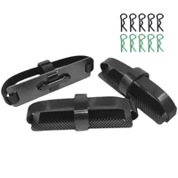 3pcs carbon fiber battery tray strap kit with r type body clips for axial scx6 axi05000 16 rc crawler car parts