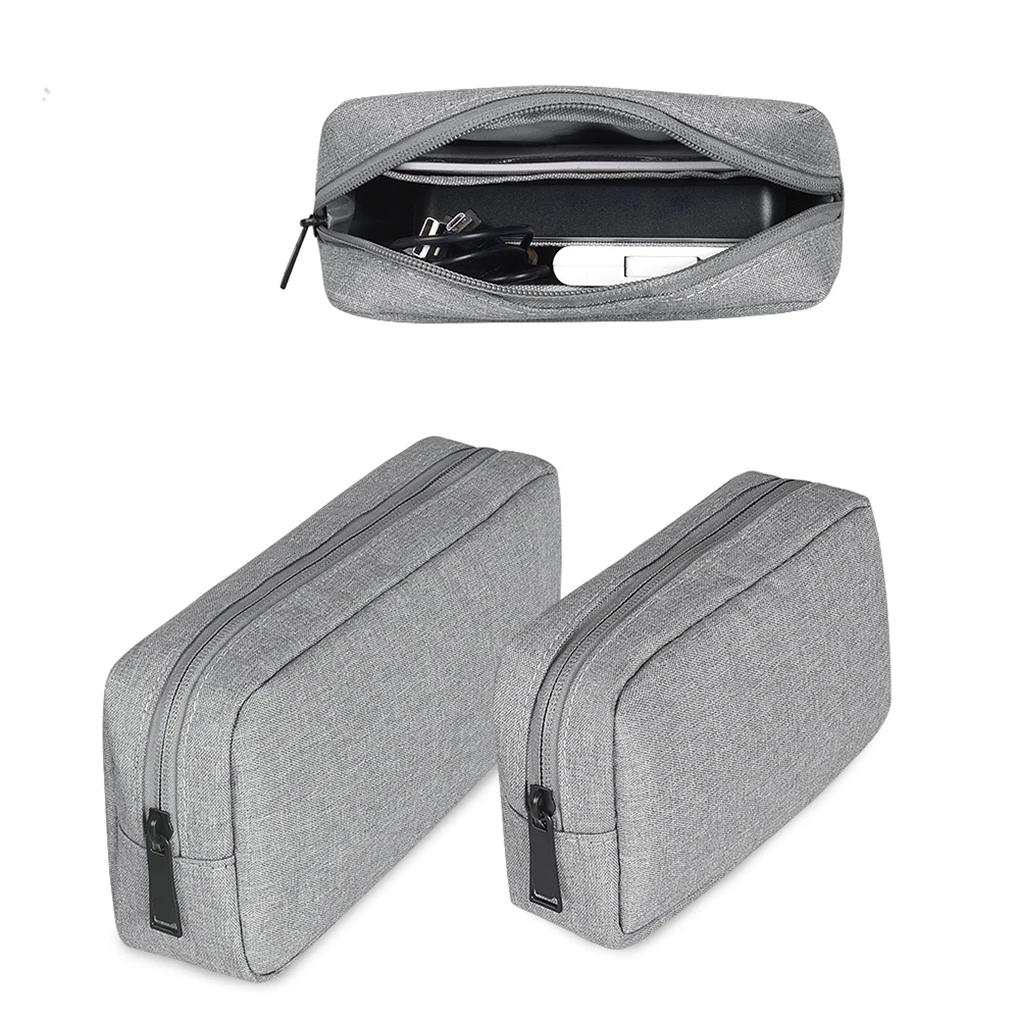 

Travel Closet Organizer Case for Headphones Storage Bag Digital Portable Zipper Accessories Charger Data Cable USB Bag