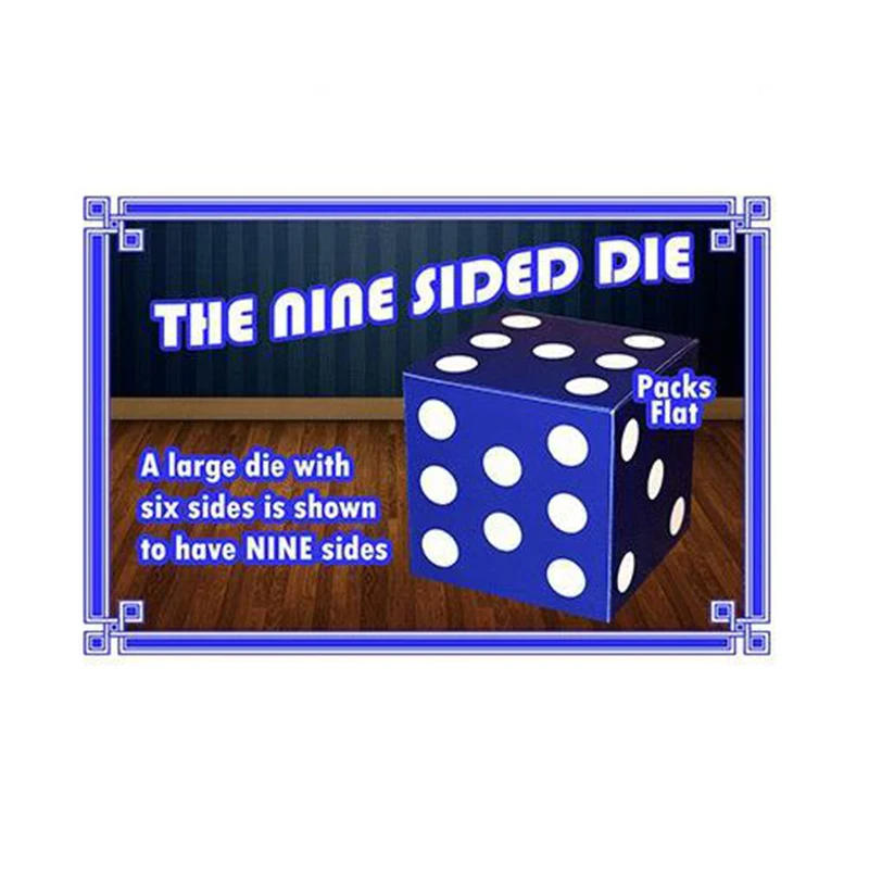 

Nine Sided Die By Angelo Carbone - Magic Trick,Stage Magic,Accessories,Mentalism,Close Up,Comedy,Illusions,Magia Toys