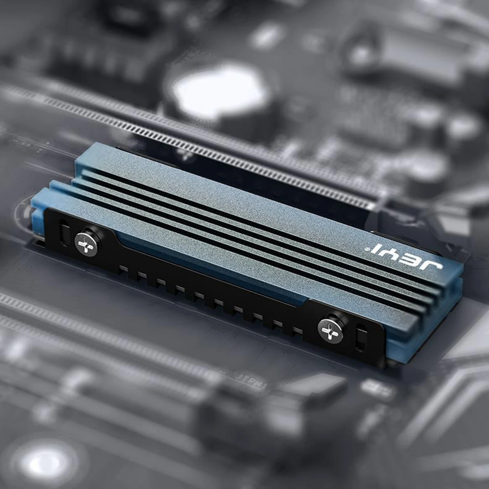 

JEYI радиатор из алюминиевого сплава M.2 SSD NVMe радиатор пылезащитный M2 радиатор силиконовые термопрокладки для ITX поддержка шасси для PS5