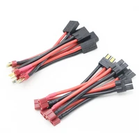 5 pcslot malefemale trx connector to malefemale t plug ultra adapter wire harness for rc car accessories