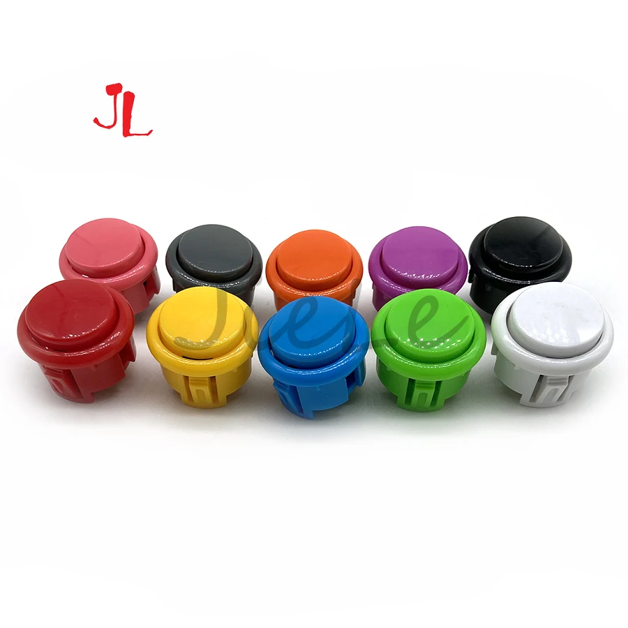 SANWA-Arcade Multicolor de 12 piezas, sin LED, botón de copia de 30mm, OBSF-30, para Raspberry pi, MAME, PC, Pandora