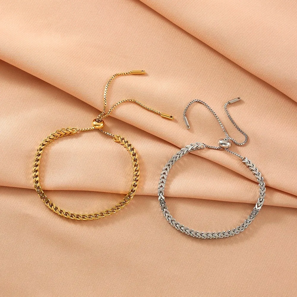 Унисекс Браслет Из Нержавеющей Стали В Стиле Хип-хоп/рок 26 См Высококачественный