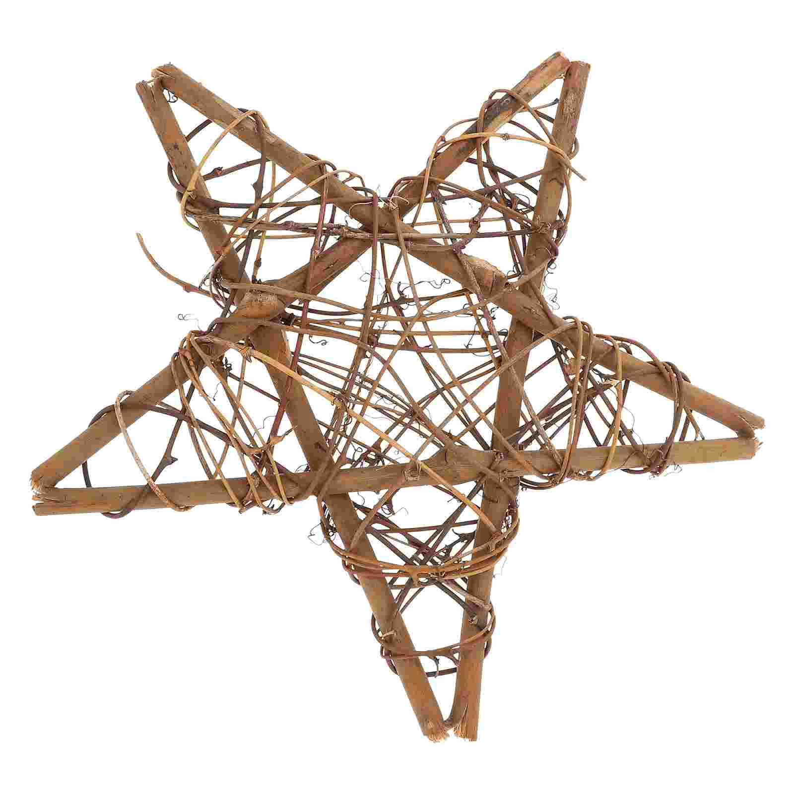 

Wreath Rattan Diy Star Vine Door Garland Ring Grapevine Wicker Frame Crafts Natural Base Wreaths Floral Branchhoop Stars