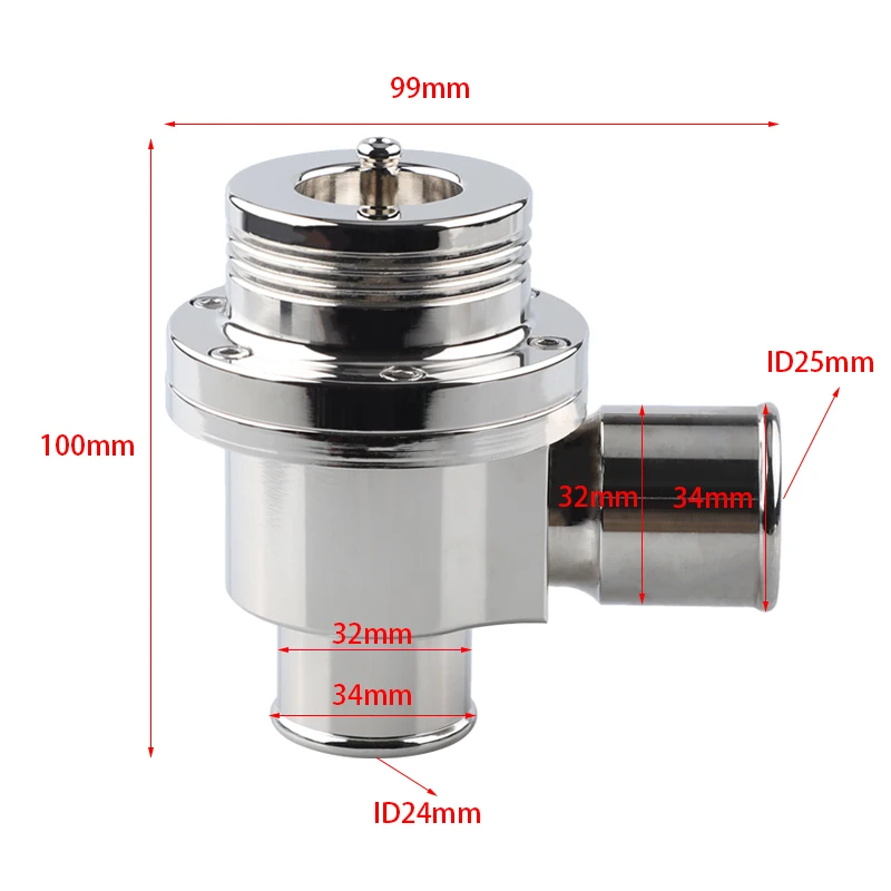 

Универсальная автомобильная алюминиевая часть, турбо-выдувной клапан, рециркуляционный переключатель, самосвал, клапан 25 мм 32 мм Bov Sound