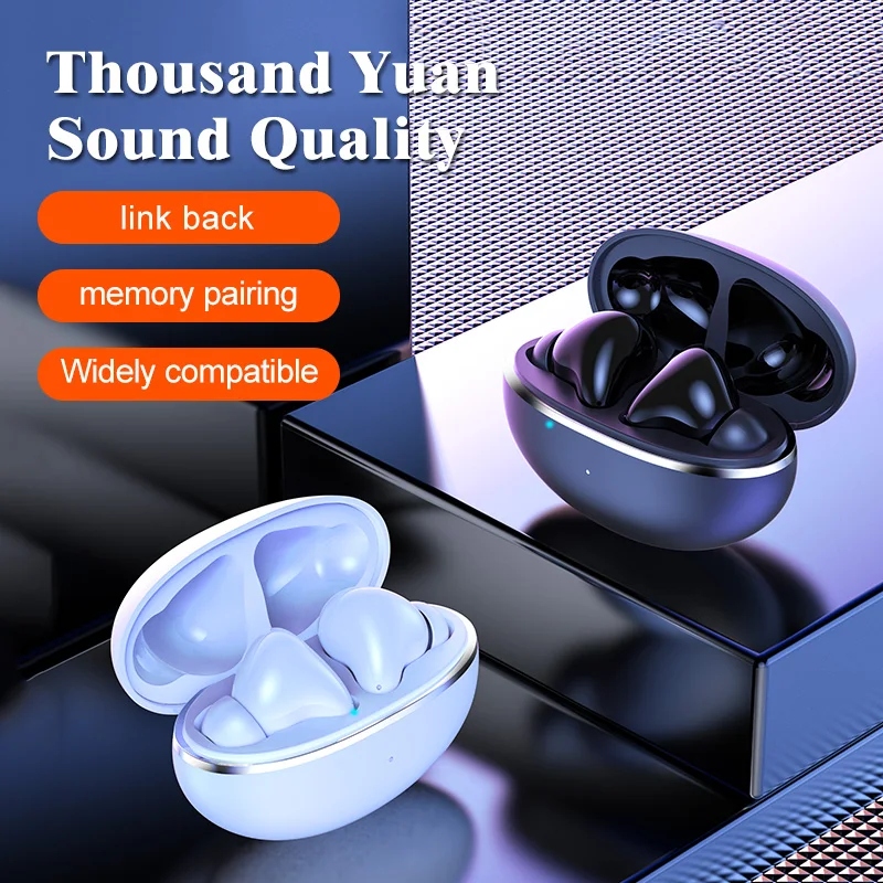 

Tws Bluetooth 5.2 Headphones Charging Case Wireless Headphones Stereo Sports Waterproof Earbuds Headphones With Microphone