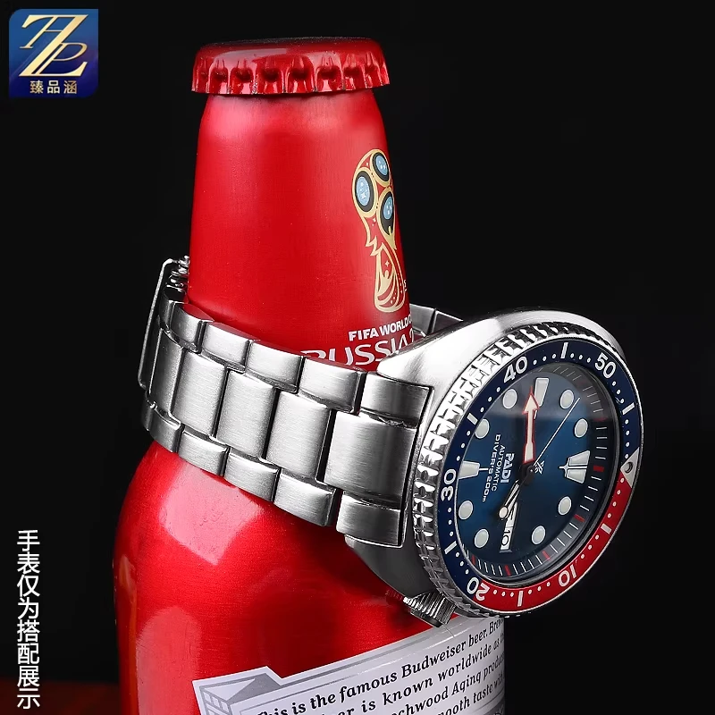 Фото Ремешок для часов из цельной стали 22 мм для Seiko PROSPEX Series abalone SRPA21J1 SRPE99K1 SRP777 SRPC25 773, аксессуары для мужских часов №1