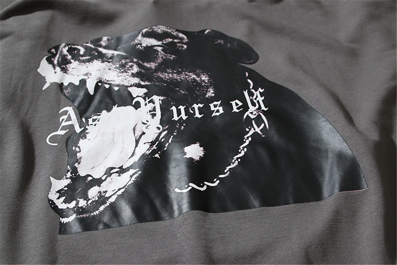 Флисовая Толстовка с логотипом Askyurself Dog 2022FW для мужчин и женщин мужская толстовка