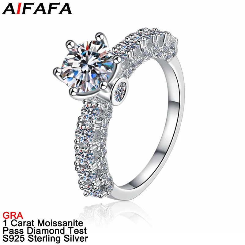 Женское кольцо из серебра 925 пробы с бриллиантами