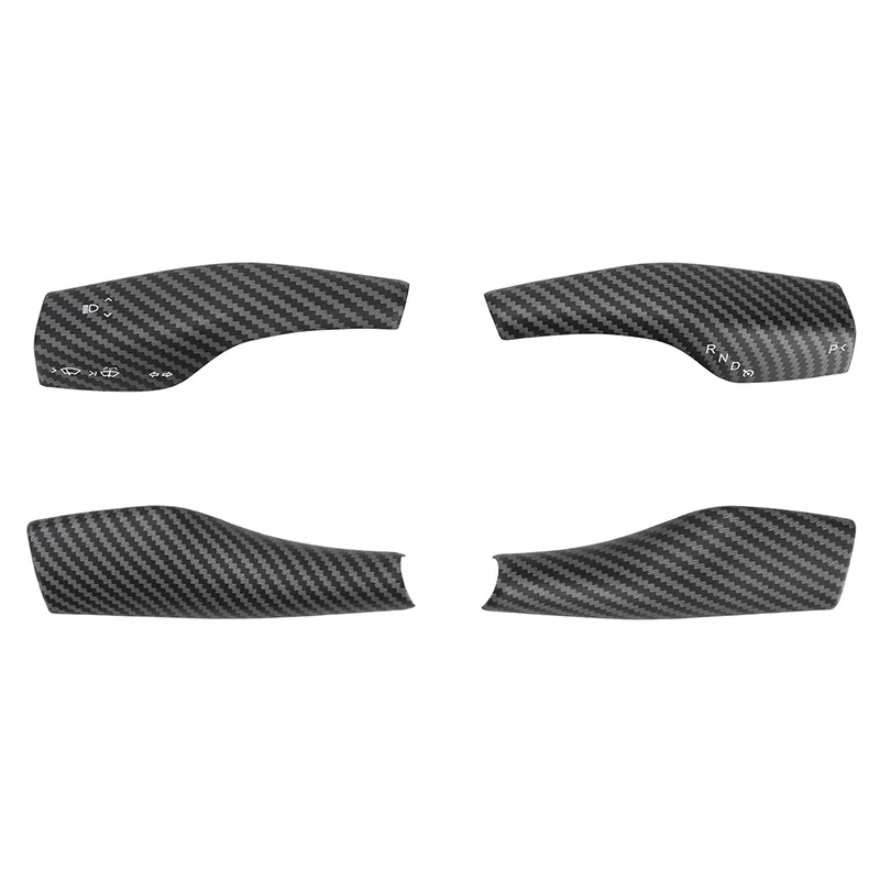 

Gear Shift Cover Steering Wheel Accessories ABS Interior Decorative Frame for Tesla Model 3/Y 2017-2021 Matte Carbon