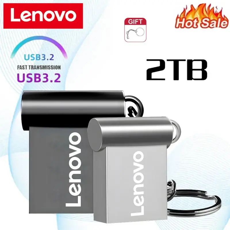 Оригинальный флеш-накопитель Lenovo USB 3 0 водонепроницаемый высокоскоростной